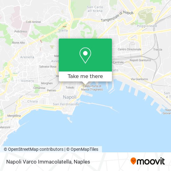 Napoli Varco Immacolatella map