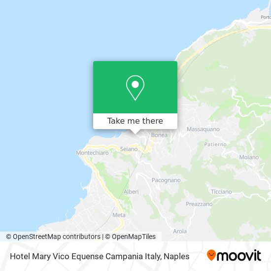 Hotel Mary Vico Equense Campania Italy map
