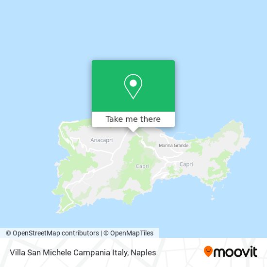 Villa San Michele Campania Italy map