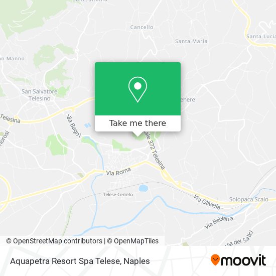Aquapetra Resort Spa Telese map