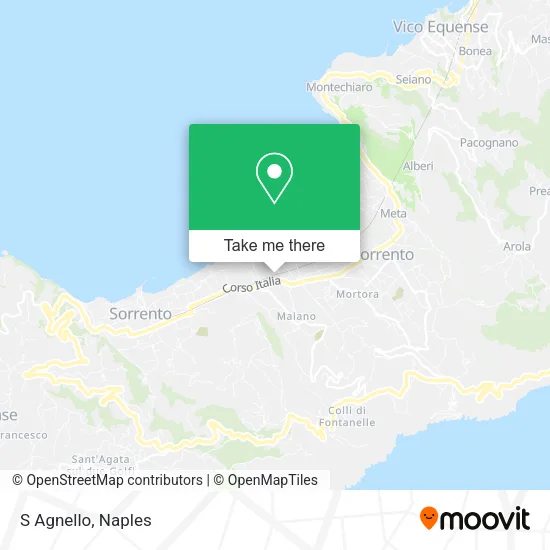 S Agnello map