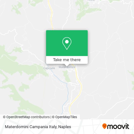 Materdomini Campania Italy map