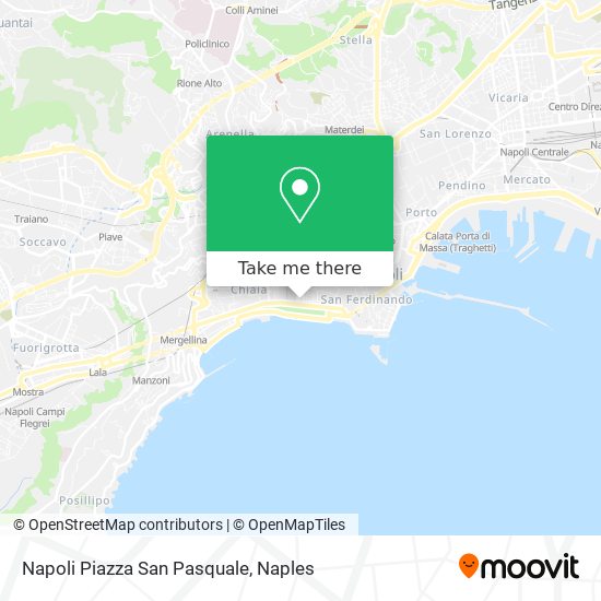 Napoli Piazza San Pasquale map