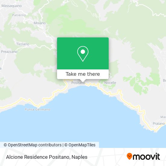 Alcione Residence Positano map