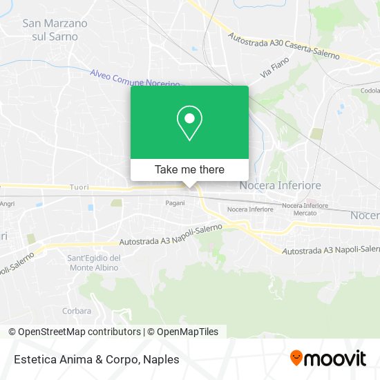 Estetica Anima & Corpo map