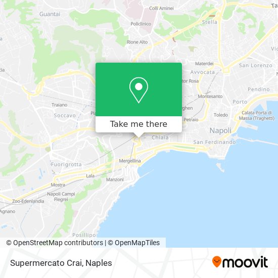 Supermercato Crai map