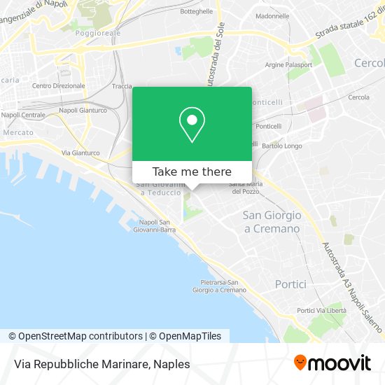 Via Repubbliche Marinare map