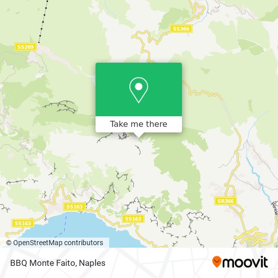 BBQ Monte Faito map