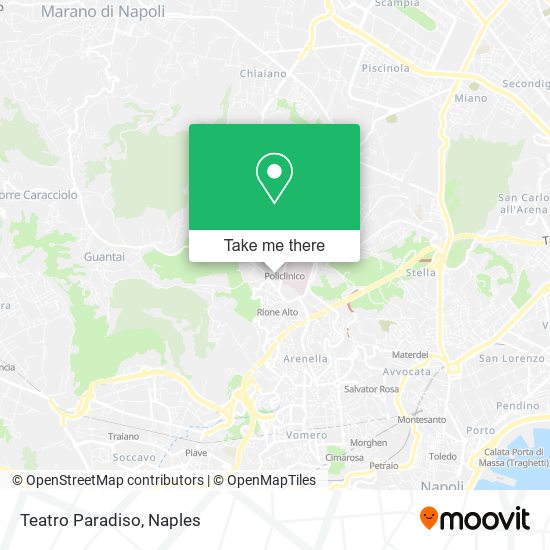 Teatro Paradiso map