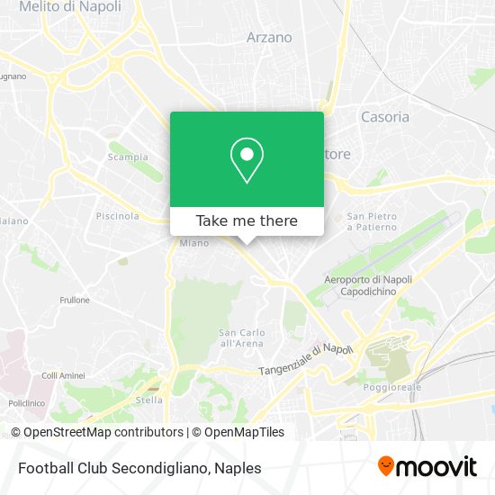 Football Club Secondigliano map