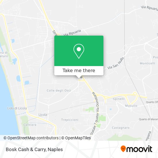 Bosk Cash & Carry map