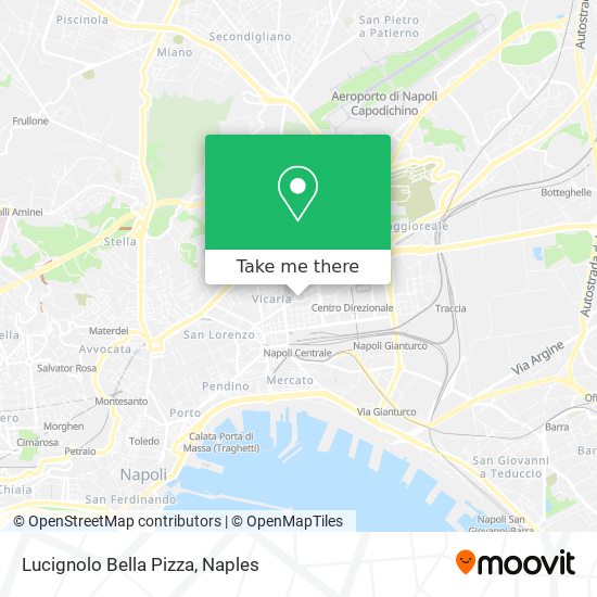 Lucignolo Bella Pizza map