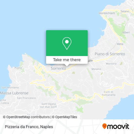 Pizzeria da Franco map