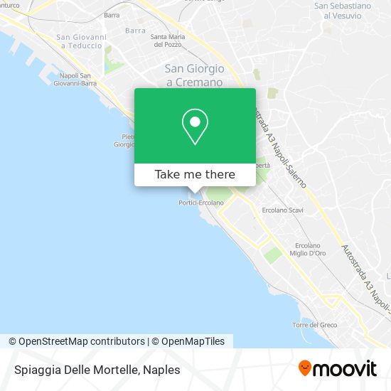 Spiaggia Delle Mortelle map