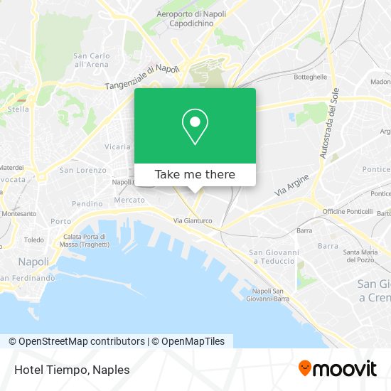 Hotel Tiempo map