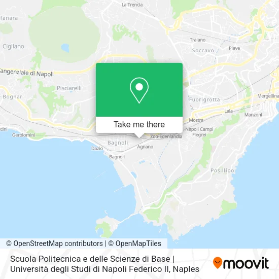 Scuola Politecnica e delle Scienze di Base | Università degli Studi di Napoli Federico II map