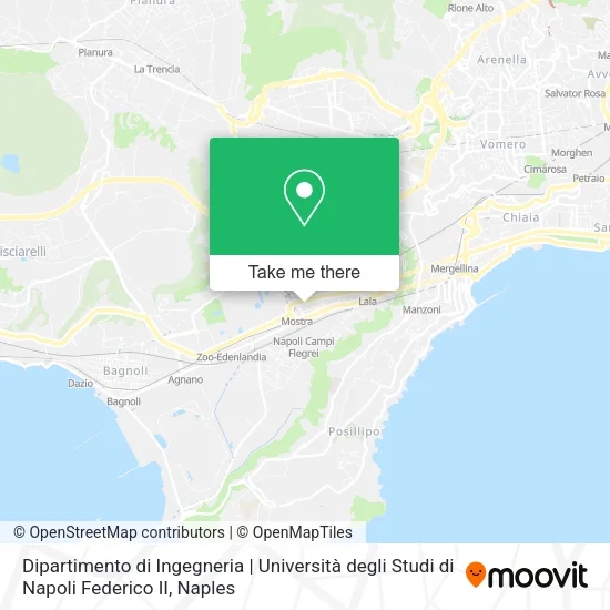 Dipartimento di Ingegneria | Università degli Studi di Napoli Federico II map