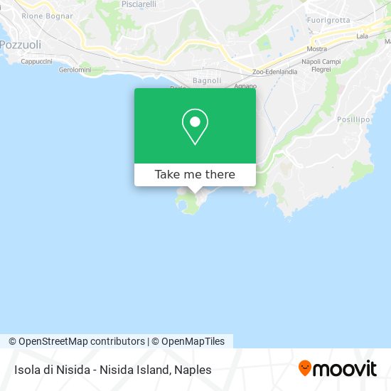 Isola di Nisida - Nisida Island map