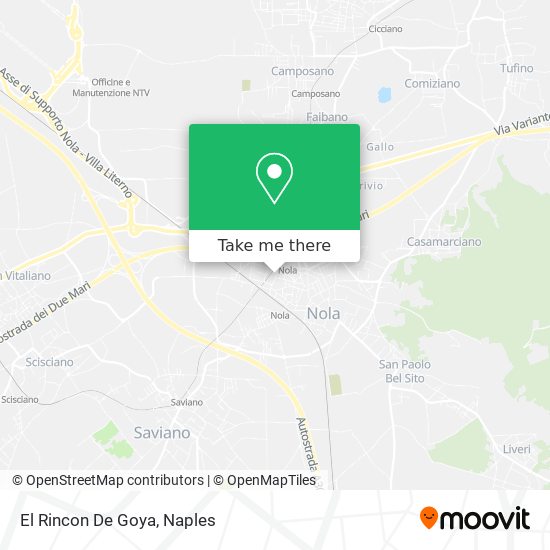 El Rincon De Goya map