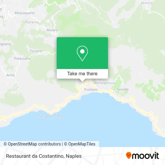 Restaurant da Costantino map