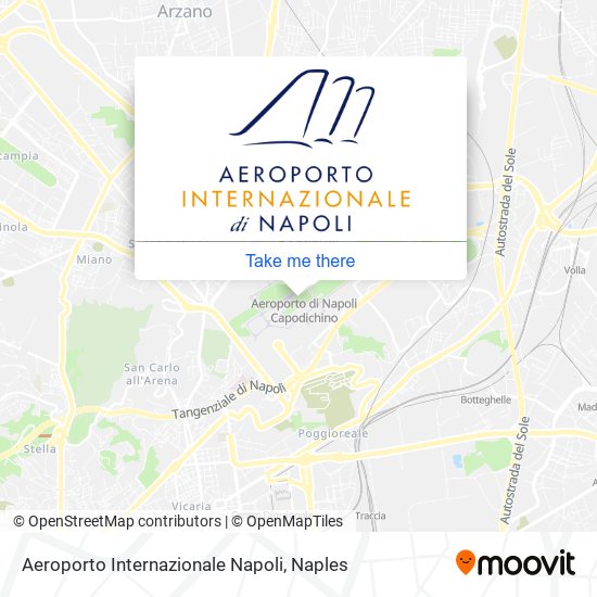 Aeroporto Internazionale Napoli map