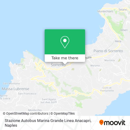 Stazione Autobus Marina Grande Linea Anacapri map