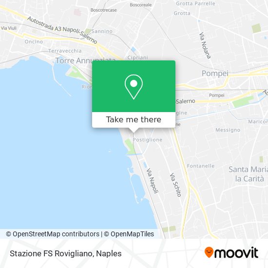 Stazione FS Rovigliano map