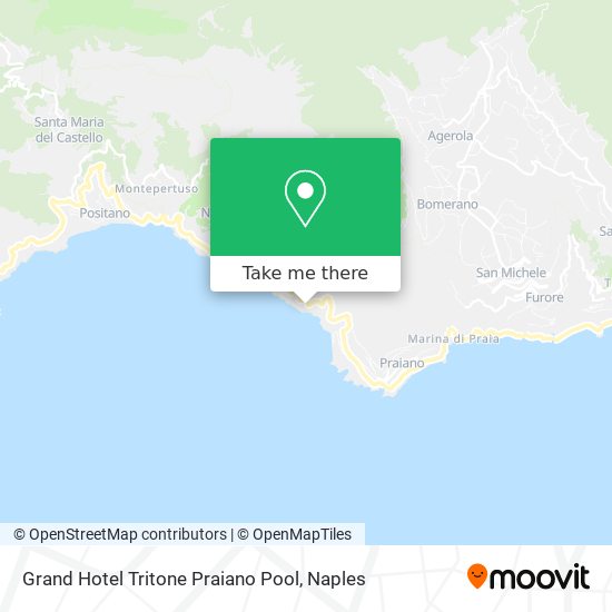 Grand Hotel Tritone Praiano Pool map