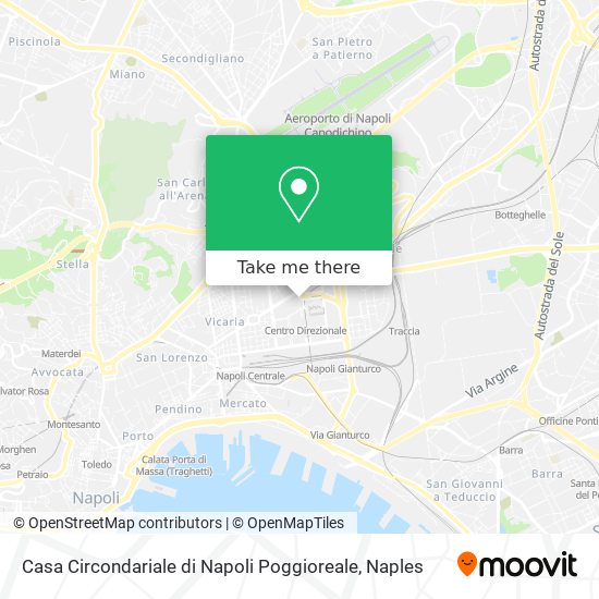 Casa Circondariale di Napoli  Poggioreale map