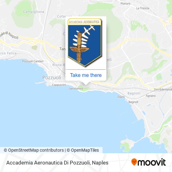 Accademia Aeronautica Di Pozzuoli map