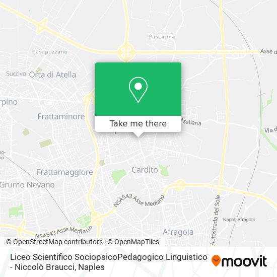Liceo Scientifico SociopsicoPedagogico Linguistico - Niccolò Braucci map