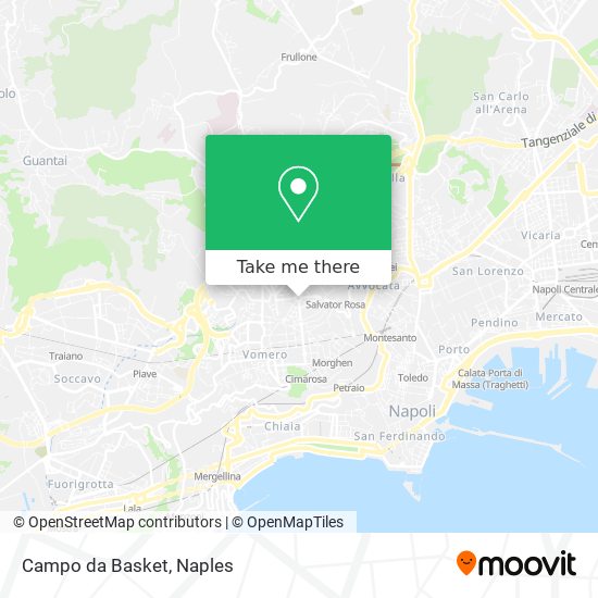 Campo da Basket map