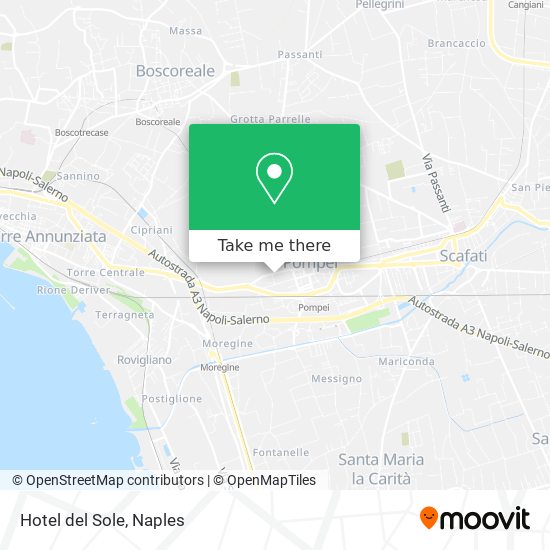 Hotel del Sole map