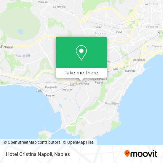 Hotel Cristina Napoli map