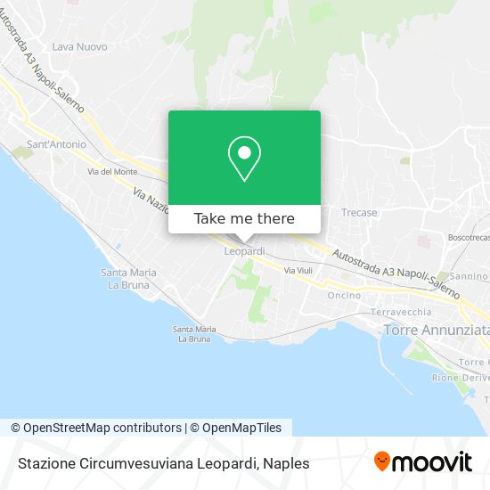 Stazione Circumvesuviana Leopardi map
