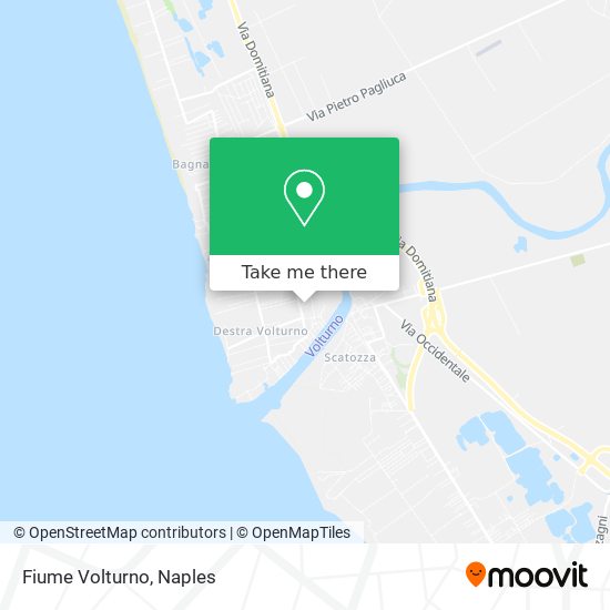 Fiume Volturno map