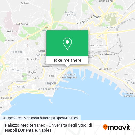 Palazzo Mediterraneo - Università degli Studi di Napoli L'Orientale map