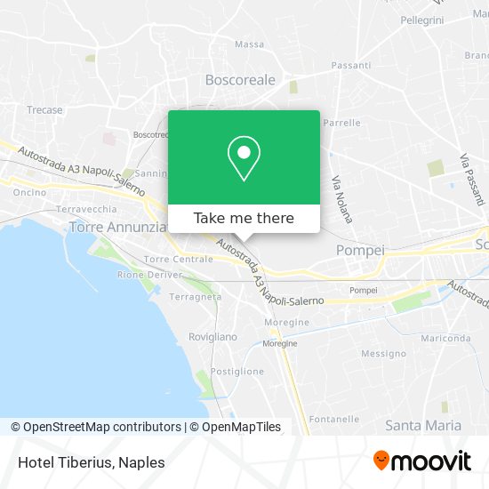 Hotel Tiberius map