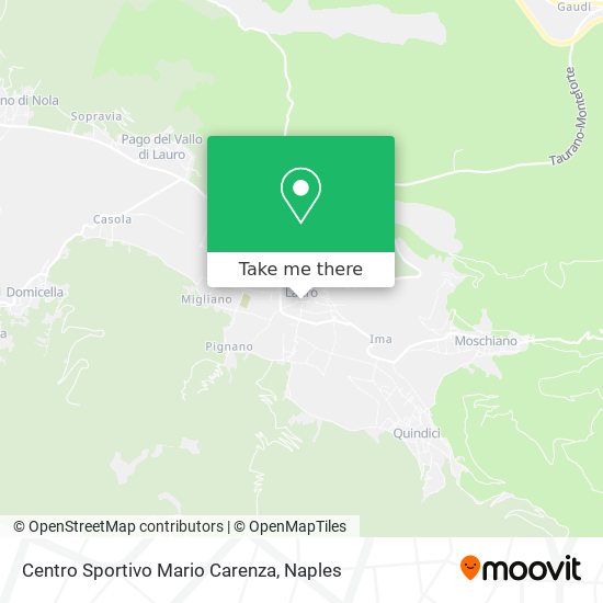 Centro Sportivo Mario Carenza map