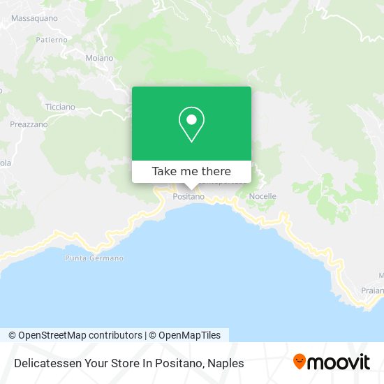 Delicatessen Your Store In Positano map