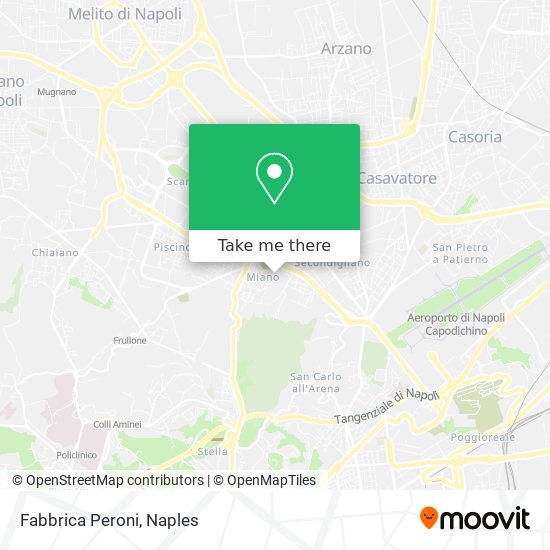 Fabbrica Peroni map