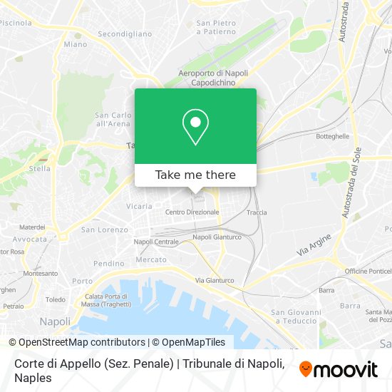 Corte di Appello (Sez. Penale) | Tribunale di Napoli map