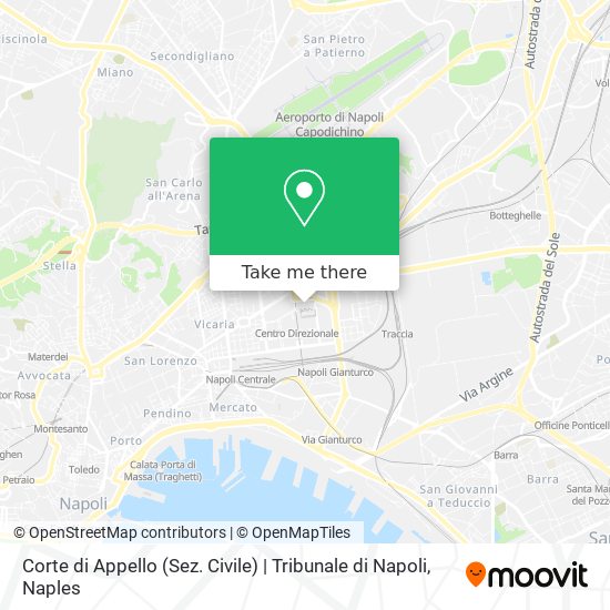 Corte di Appello (Sez. Civile) | Tribunale di Napoli map