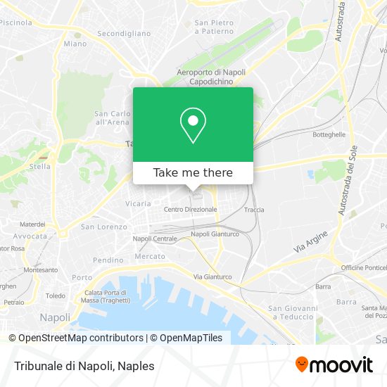 Tribunale di Napoli map