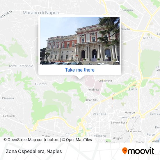 Zona Ospedaliera map