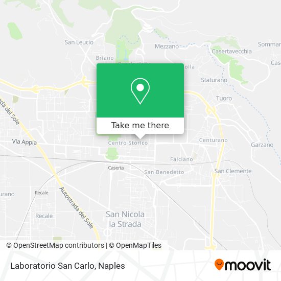 Laboratorio San Carlo map