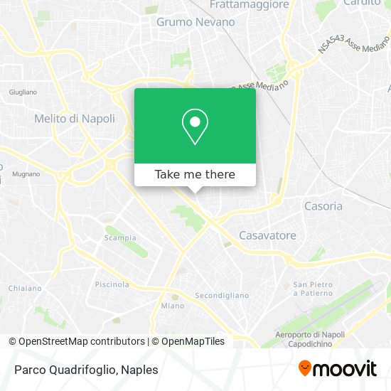 Parco Quadrifoglio map
