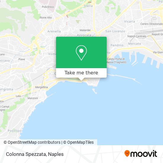 Colonna Spezzata map