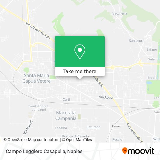 Campo Leggiero Casapulla map