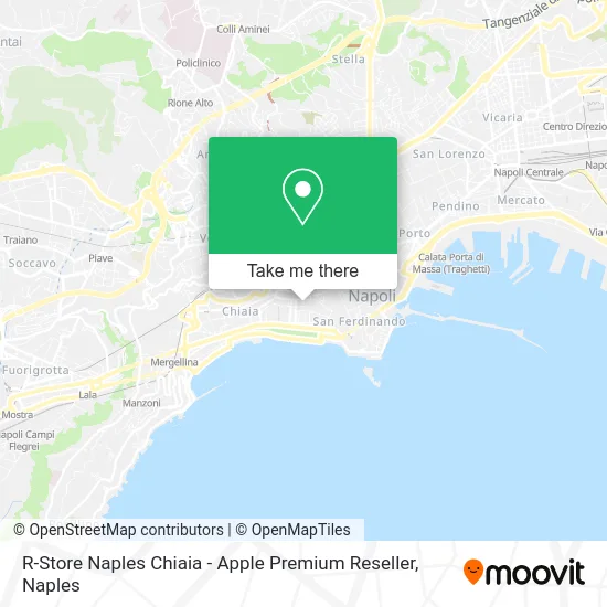 R-Store Naples Chiaia - Apple Premium Reseller map